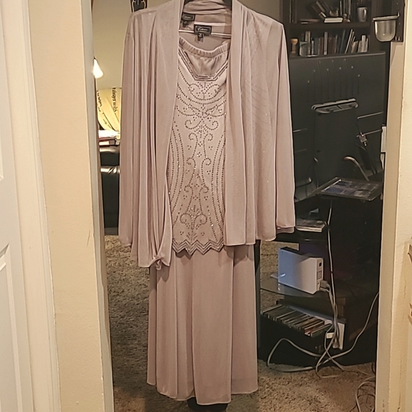 3 piece sheer pants suit - Picture 1 of 2